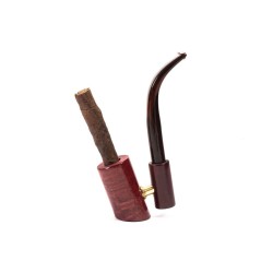 Pipe For Tuscan Cigar in Briar Smooth Poker