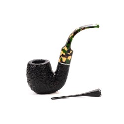 Pipe Savinelli Camouflage Rust. 614 Bent Billiard