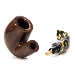 Pipe Savinelli Camouflage Smooth 614 Bent Billiard