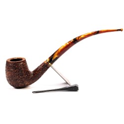 Pipa Savinelli Clark's Favorite Rust. Bent Billiard