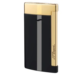 S.T. Dupont Slim 7 Black and Golden Lighter