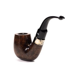 Pipa Peterson House Pipe Oak Liscia Bent