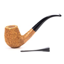 Pipe Mastro Geppetto Rusticated Natural Bent