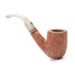 Pipe Luigi Viprati Rusticated Natural Bent Billiard