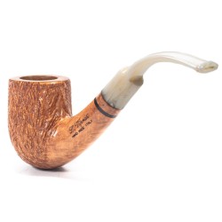 Pipe Luigi Viprati Rusticated Natural Bent Billiard