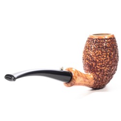 Pipe L'Anatra Dalle Uova D'Oro Rusticated Bent Egg