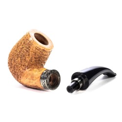 Pipe Ser Jacopo Spongia Maxima Rusticated Natural R2-D - Billiard