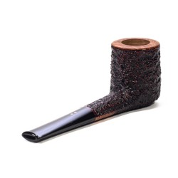 Briar Pipe Radice Rind Rusticated Billiard