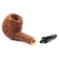 Briar Pipe Radice Rind Rusticated Hawkbill