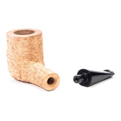 Pipe Radice Rind "Pure" Rusticated Natural Billiard