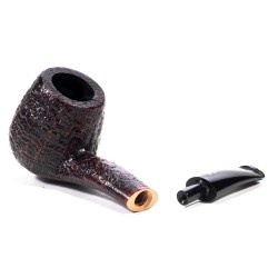 Pipa in Radica Radice Silk Cut Sabbiata Hawkbill