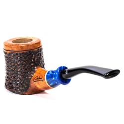 Briar Pipe Santambrogio Rusticated Cherrywood