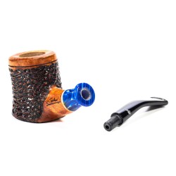 Briar Pipe Santambrogio Rusticated Cherrywood