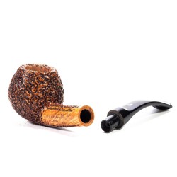 Pipa in Radica Ser Jacopo Rusticata R1 Bent Apple