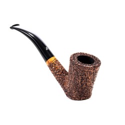 Briar Pipe Ser Jacopo Rusticated R1 Bent Chimney