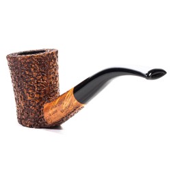 Briar Pipe Ser Jacopo Rusticated R1 Bent Chimney