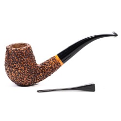 Briar Pipe Ser Jacopo Rusticated R1 Bent