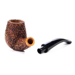 Briar Pipe Ser Jacopo Rusticated R1 Bent