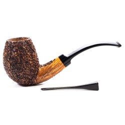 Briar Pipe Ser Jacopo Rusticated R1 Bent