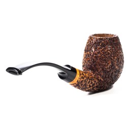 Briar Pipe Ser Jacopo Rusticated R1 Bent