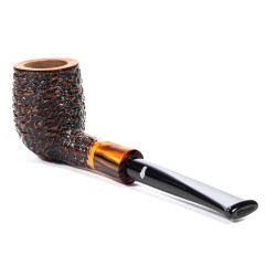 Briar Pipe Santambrogio Rusticated Billiard