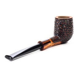 Briar Pipe Santambrogio Rusticated Billiard
