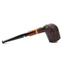 Briar Pipe Santambrogio Rusticated Billiard