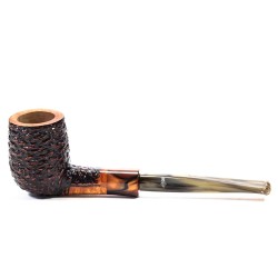 Briar Pipe Santambrogio Rusticated Billiard