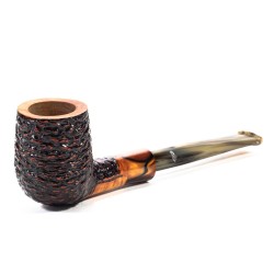 Briar Pipe Santambrogio Rusticated Billiard