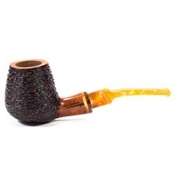 Pipa in Radica Santambrogio Rusticata Brandy
