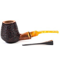 Pipa in Radica Santambrogio Rusticata Brandy