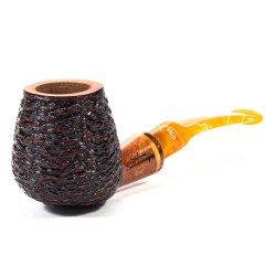 Pipa in Radica Santambrogio Rusticata Brandy