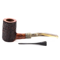 Briar Pipe Santambrogio Rusticated Poker