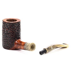 Briar Pipe Santambrogio Rusticated Poker