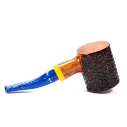Briar Pipe Santambrogio Rusticated Poker