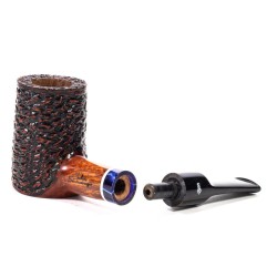 Briar Pipe Santambrogio Rusticated Poker