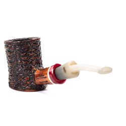 Pipa in Radica Santambrogio Rusticata Cherrywood