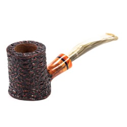 Pipa in Radica Santambrogio Rusticata Cherrywood
