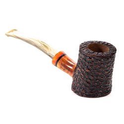 Pipa in Radica Santambrogio Rusticata Cherrywood