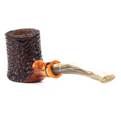 Pipa in Radica Santambrogio Rusticata Cherrywood