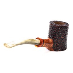 Briar Pipe Santambrogio Rusticated Cherrywood