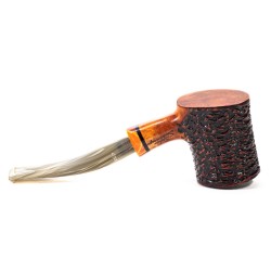 Pipa in Radica Santambrogio Rusticata Cherrywood