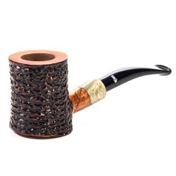 Briar Pipe Santambrogio Rusticated Cherrywood
