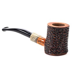 Briar Pipe Santambrogio Rusticated Cherrywood