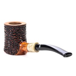 Briar Pipe Santambrogio Rusticated Cherrywood