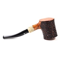 Briar Pipe Santambrogio Rusticated Cherrywood