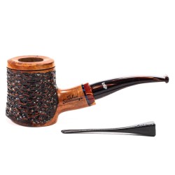 Briar Pipe Santambrogio Rusticated Cherrywood