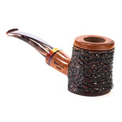 Briar Pipe Santambrogio Rusticated Cherrywood