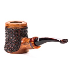 Briar Pipe Santambrogio Rusticated Cherrywood