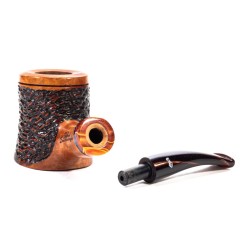 Briar Pipe Santambrogio Rusticated Cherrywood